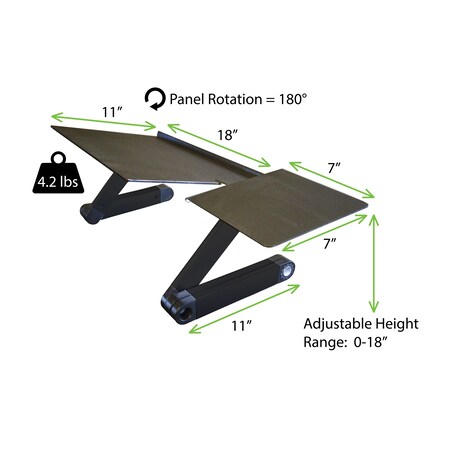Uncaged Ergonomics WorkEZ Keyboard Tray And Mouse P Produktbild-Vorschau 11